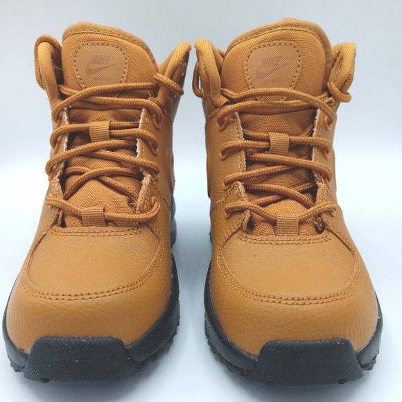Nike Monoa LTR (PS) Boys Boots Shoes Size 4.5Y Wheat/ Black New With Box - Picture 3 of 11